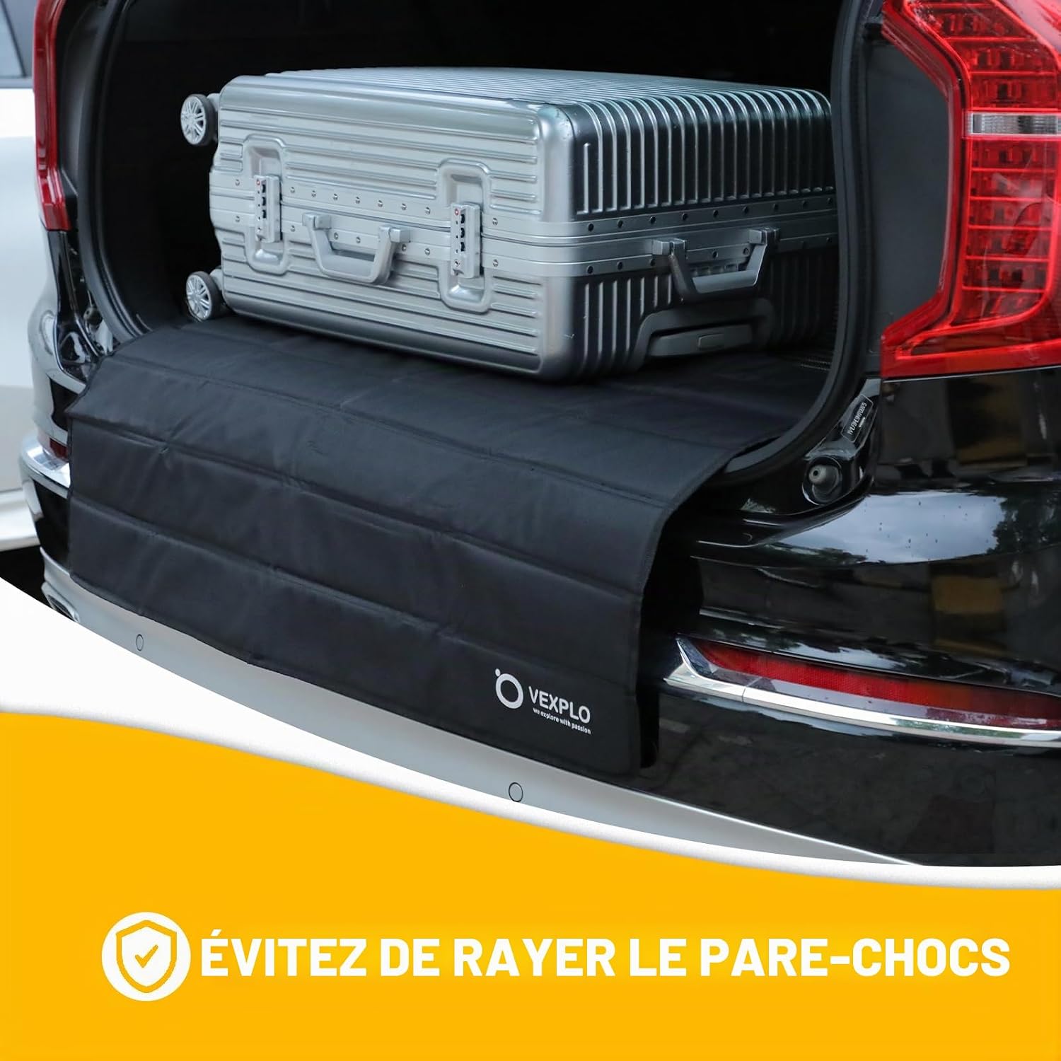 Grande Protection de Pare-Chocs arrière pour Voitures, 96,5 x 63,5 cm, Pliable, protège Le Pare-Chocs des Voitures, SUV, camions, camionnettes des Rayures Pendant Le Chargement/déchargement