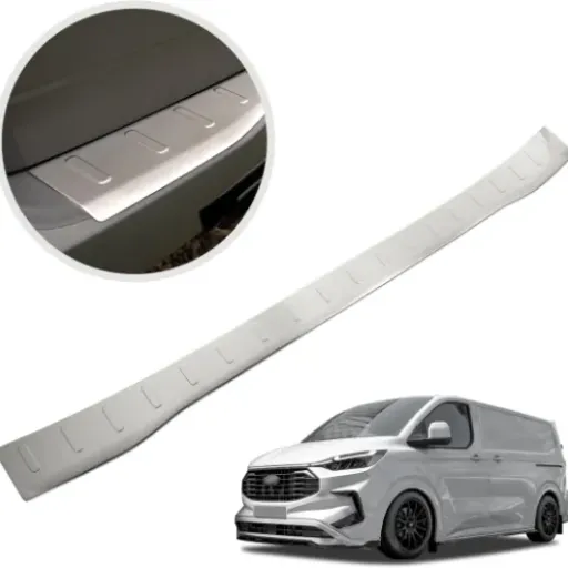 Test Chromemaster Protection Pare-Chocs Transit Custom 2023+ : la barre inox qui évite les rayures à chaque chargement