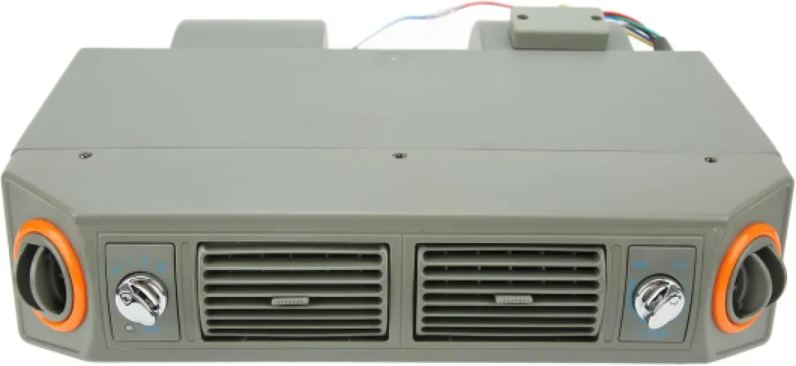 Ensemble évaporateur de Climatisation avec Contrôle à 3 Vitesses pour Voitures, Camions, Camping-cars et Camping-cars, Système de Refroidissement ABS Confortable (Système de circuits 24 V 4A)
