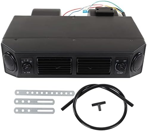 Ensemble d'évaporateur de Climatisation de Voiture avec Contrôle à 3 Vitesses, unité de Refroidissement Universelle Compatible avec les Véhicules, pour Voitures, Camions et Camping-cars, (12V) casual 12V