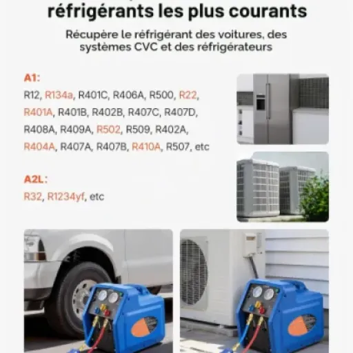 Test VEVOR RR24L 1 HP : une station de récup pas chère qui fait le job pour le frigoriste bricoleur