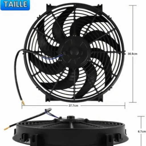 Test DOCAS 14" 12V 90W : le ventilo de radiateur pas cher qui fait le job