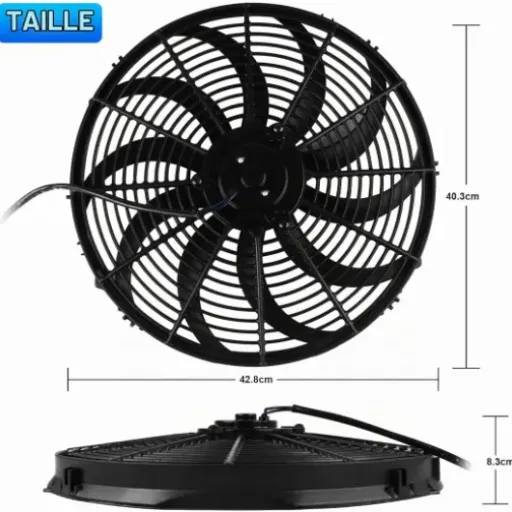Test DOCAS 16" 12V 120W : le ventilo de radiateur qui fait le job sans se ruiner