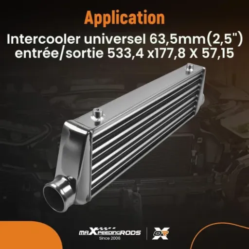 Test maXpeedingrods Universal 2.5" Aluminium Intercooler : le radia pas cher qui fait le job pour un setup turbo sérieux