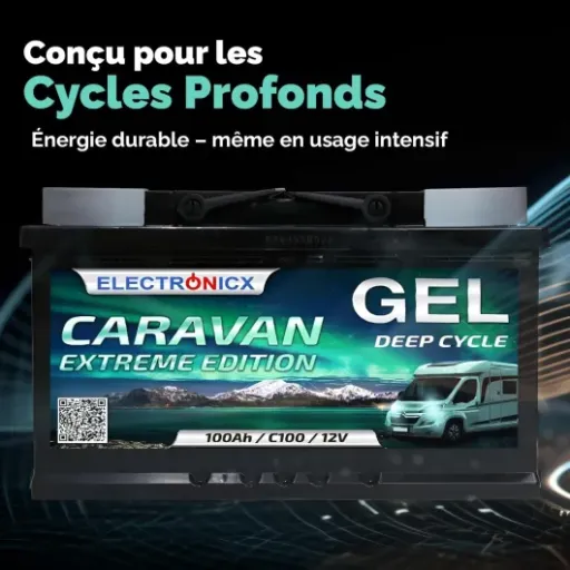Avis Electronicx Caravan Extreme Edition 100Ah : une batterie gel 12V simple et costaude pour camping-car et solaire