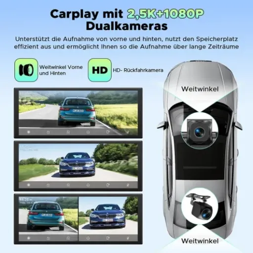 Avis LAMTTO Écran CarPlay 10,25" : un combo CarPlay + dashcam qui modernise les vieilles voitures