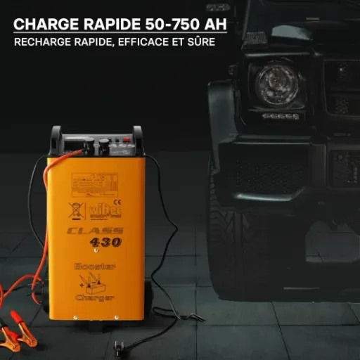 Avis WilTec Boost 430 : le chargeur-booster costaud pour voitures, camions et engins