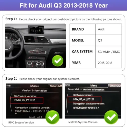 Avis Road Top 12,3'' CarPlay pour Audi Q3 : un gros upgrade multimédia sans changer l’autoradio d’origine