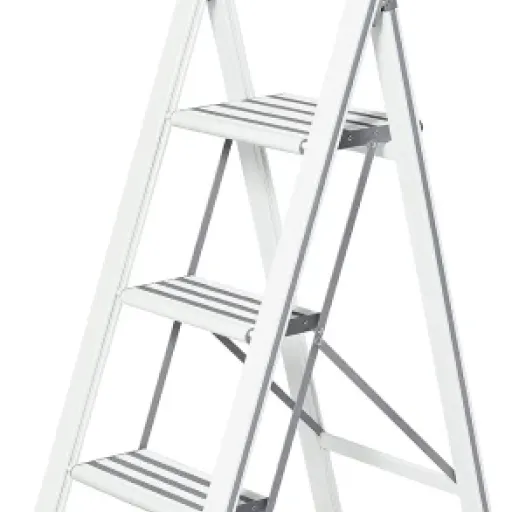 Avis WENKO Escabeau 3 marches Design : un modèle fin, stable et pensé pour les petits espaces