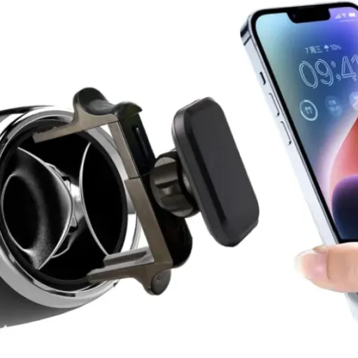 Avis support téléphone voiture ICAILIN Ventilation Ronde : un aimant costaud pour bouches d’aération difficiles