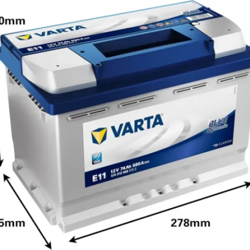 Avis Varta Blue Dynamic E11 : une batterie auto 74Ah pensée pour durer