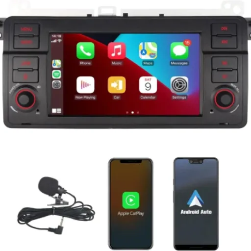 Avis Radio BMW E46 HLLECARMO : CarPlay sans fil abordable mais perfectible