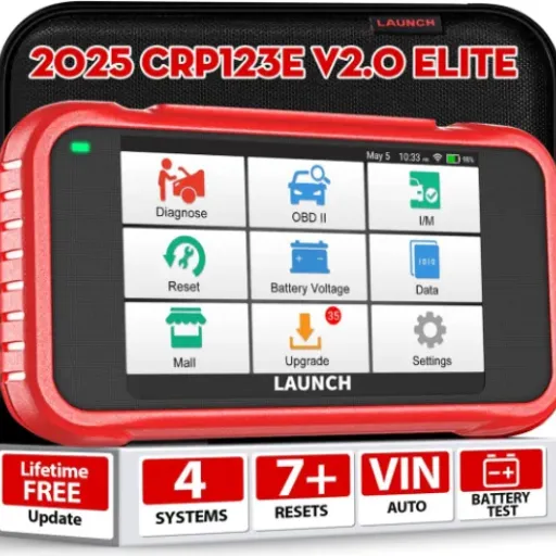 Avis Launch CRP123E V2.0 : la valise de diagnostic auto 4 systèmes qui vise les bricoleurs sérieux