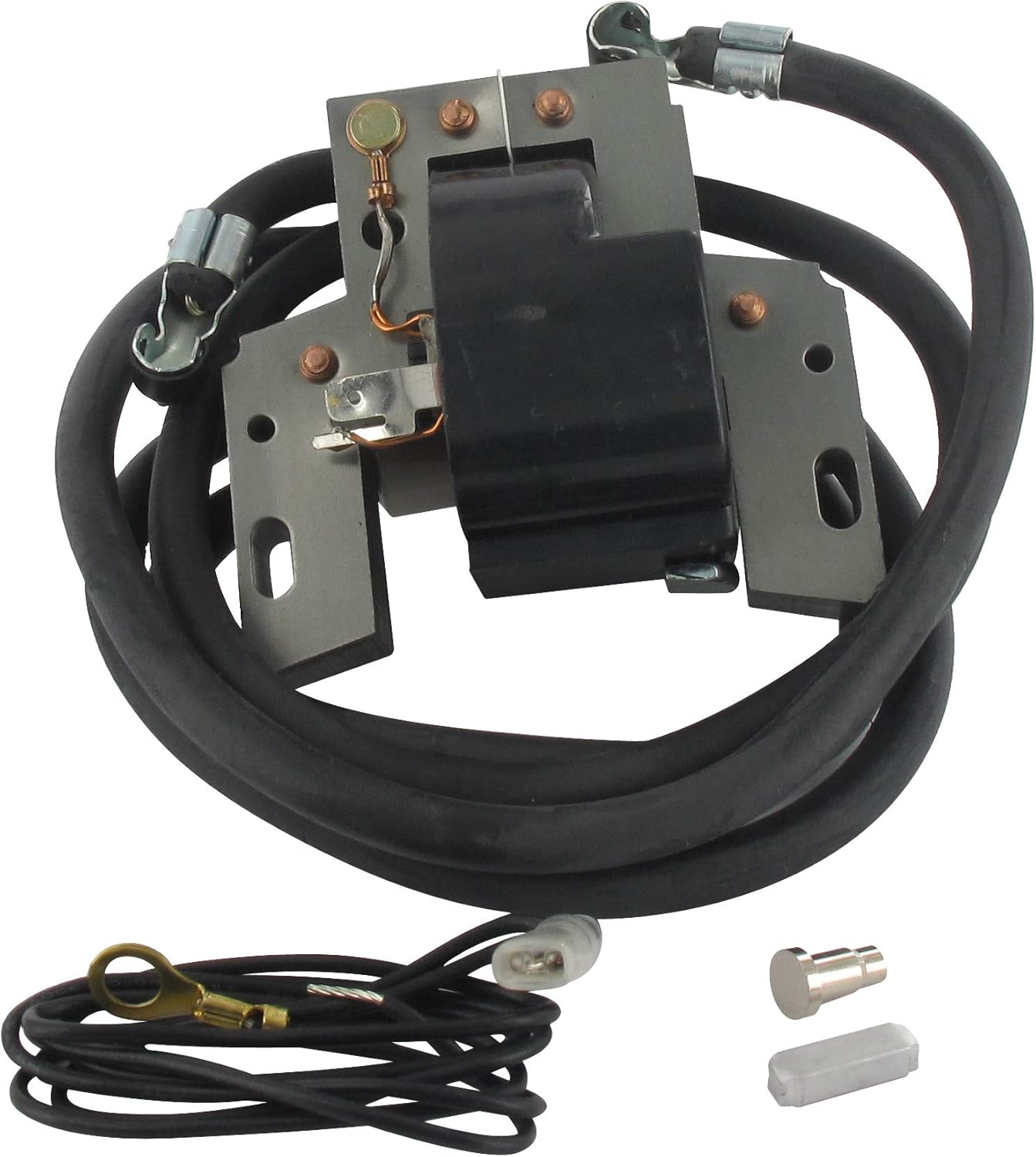 GREENSTAR - Bobine d'Allumage Électronique Adaptable Moteurs BRIGGS & STRATTON Bicylindres Horizontaux et Verticaux 400400 à 422700 (entraxe : 64 mm) - Remplace Pièce Origine 392329, 394891, 590781