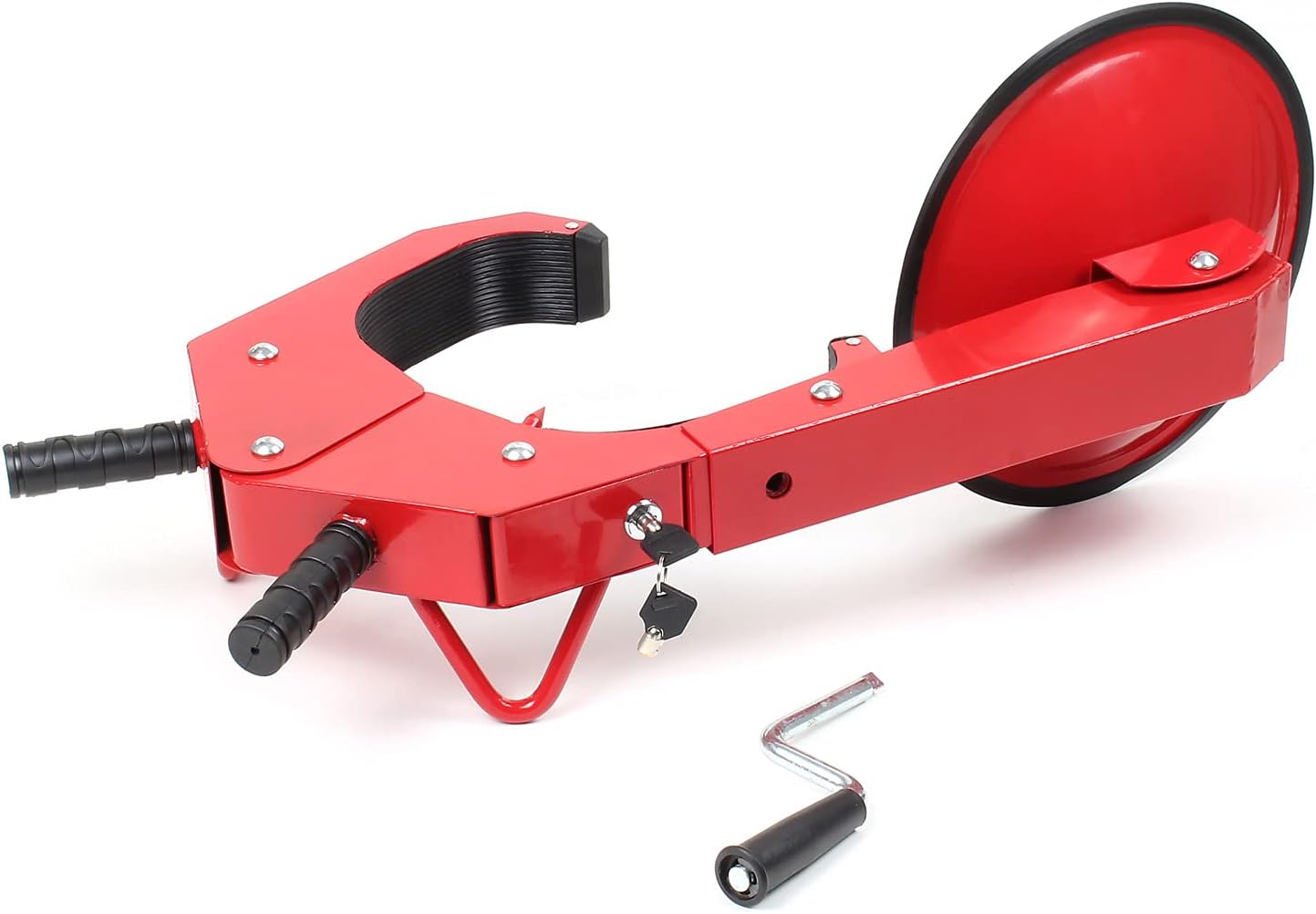 XPOtool Sabot de Roue antidémarrage pour Jantes en Acier et Aluminium 10-18 Pouces avec clés