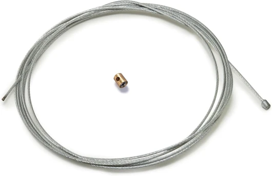 Câble de Gaz Accélérateur 2,50 mètres Ø1,2mm Universel avec Serre-Câble Carburateur Poignée Tirage Rapide pour Scooter 50cc Mob Moto MBK Booster Nitro Vespa Kymco AM6 Derbi GY6 (1 câble)