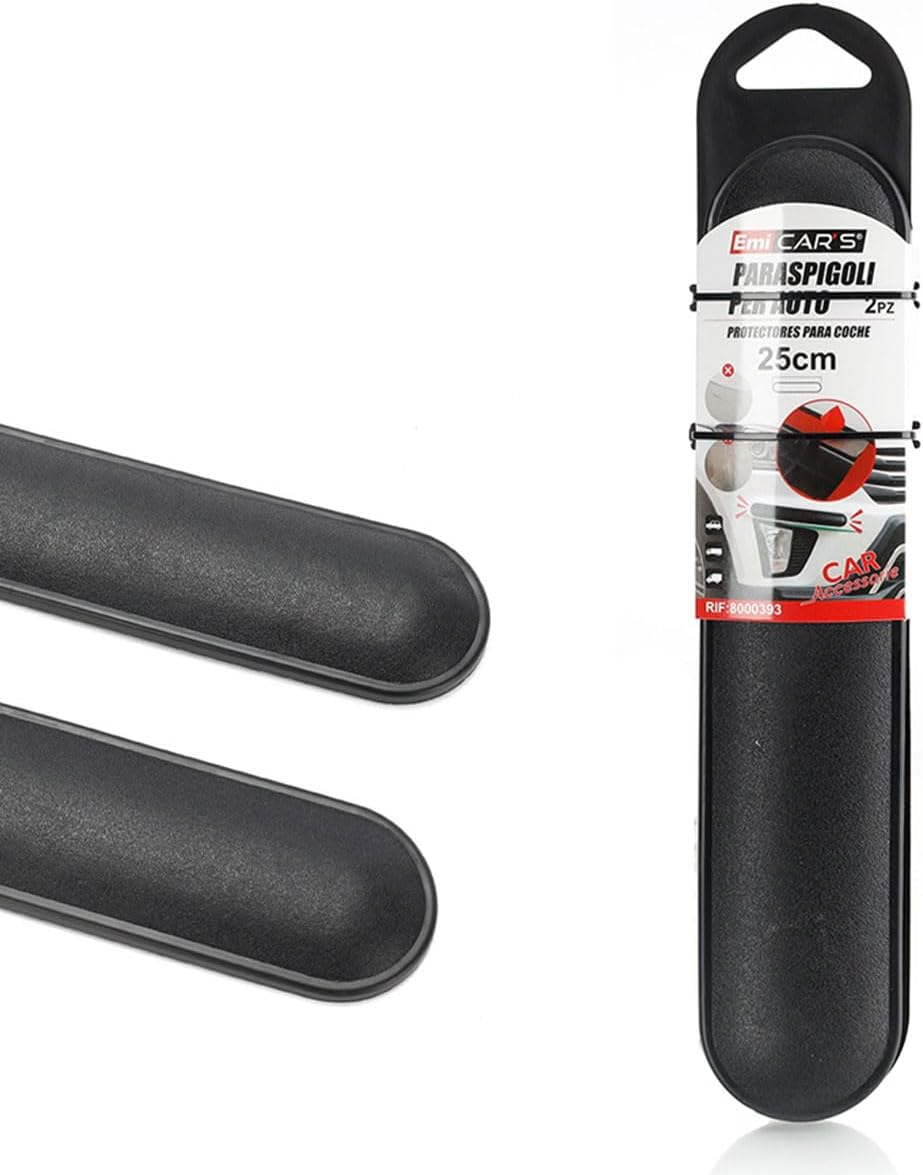 Lot de 2 Protections Voiture pour Pare-chocs Avant et Arrière, avec Adhésif de 25 cm de Long