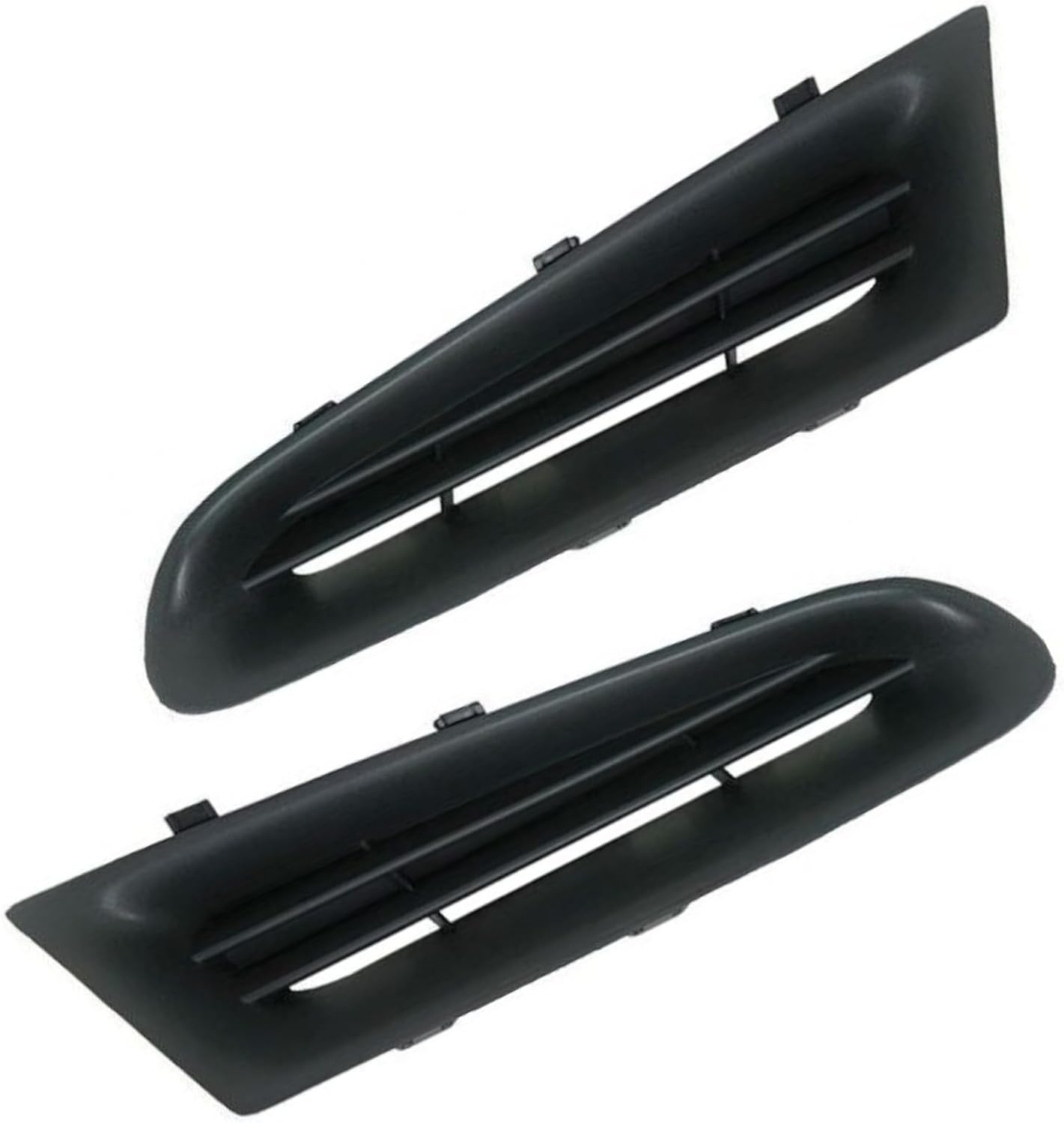 Twowinds - Grille Pare-chocs Compatible avec Renault Clio 3 (2005-2014) - Pare-chocs Avant Gauche et Droite (les deux côtés) - 7701208684 - (2 pièces)