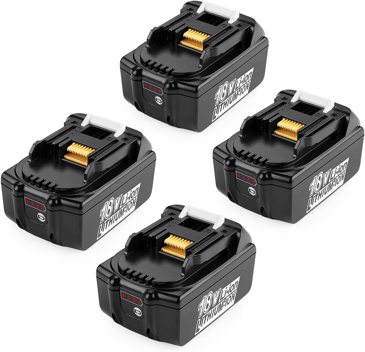 18V 5,5Ah Batteries de Rechange pour Makita BL860b BL1850b BL1850 BL1840 BL1830 Compatibles avec Makita 18V Les Outils et appareils électriques