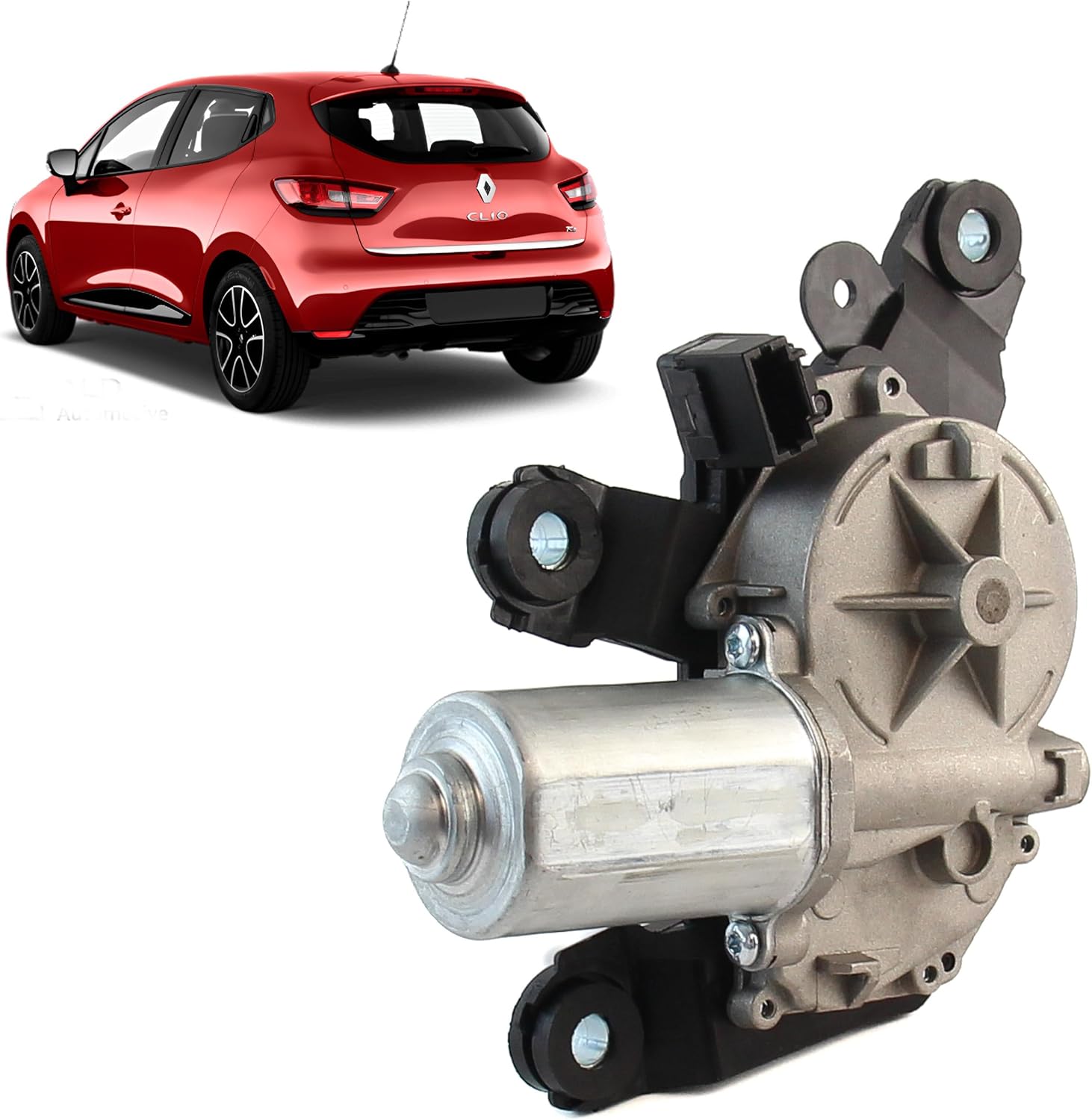 Moteur d’essuie glace arrière compatible pour Clio 4, Captur, Zoé, Sandero 2 et Sandero 3 (à partir de 2012) 287105483R