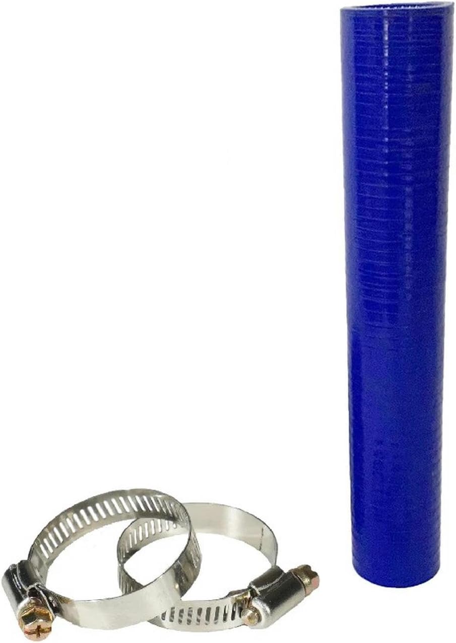 Longueur 10-58 cm 85 mm Tube de refroidisseur intermédiaire droit en silicone Tuyau de liquide de refroidissement Turbo haute température haute pression Envoyer 2 colliers de serrage - Bleu - 200 mm Id Bleu 40 Mm 200 mm