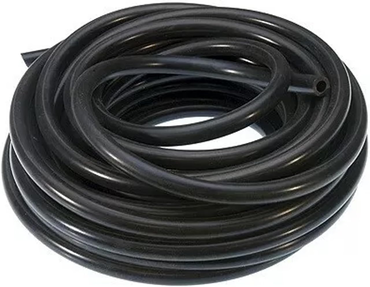 Amazleer Durite Silicone Tuyau en silicone haute température, 6mm x 5m,Durite turbo, Noir Durite Pour Turbo et Refroidissement Durite Depression Durite Lave Glac (Noir, 3 * 6 5cm)