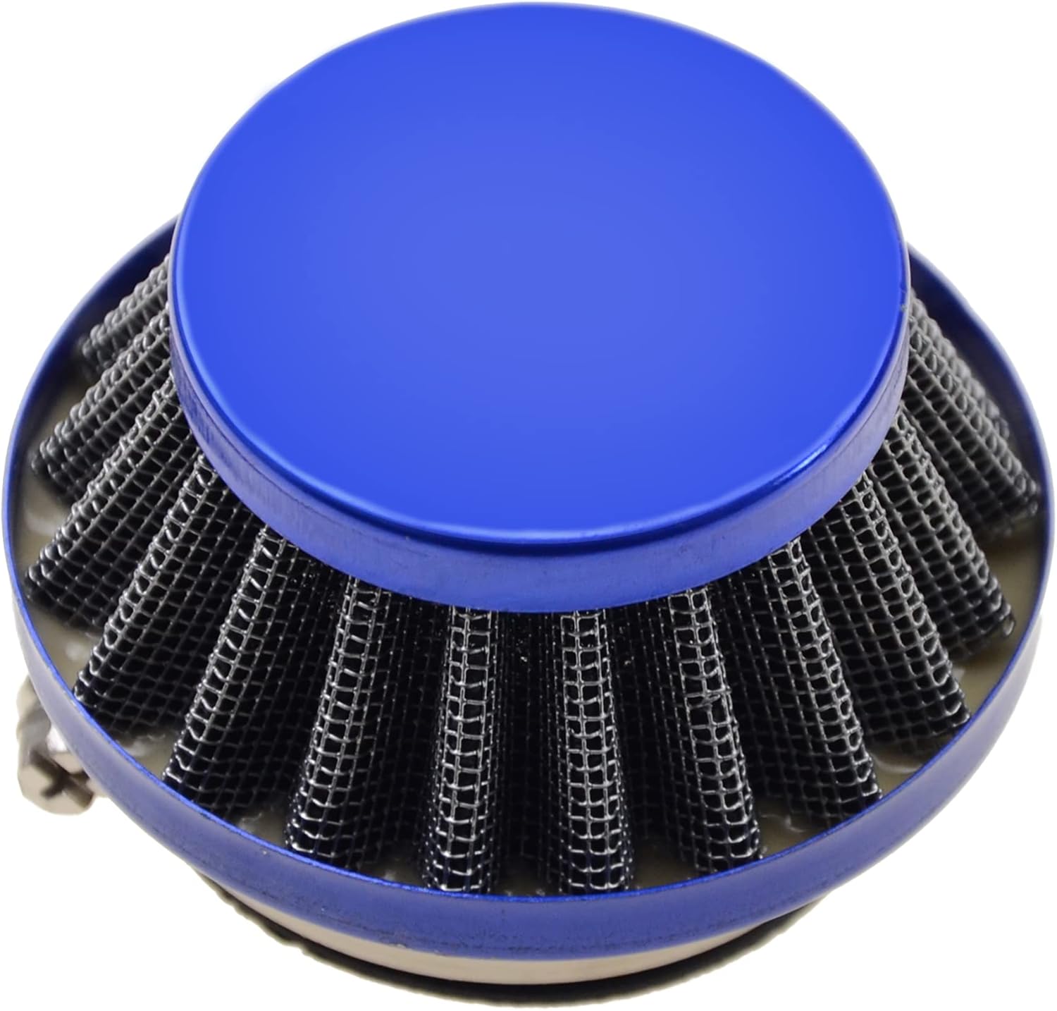 42-44mm Universel Moto Filtre à air Bleu Remplacement pour 2 Stroke 43cc 47cc 49cc Scooter ATV Mini Pocketbike Mini Quad