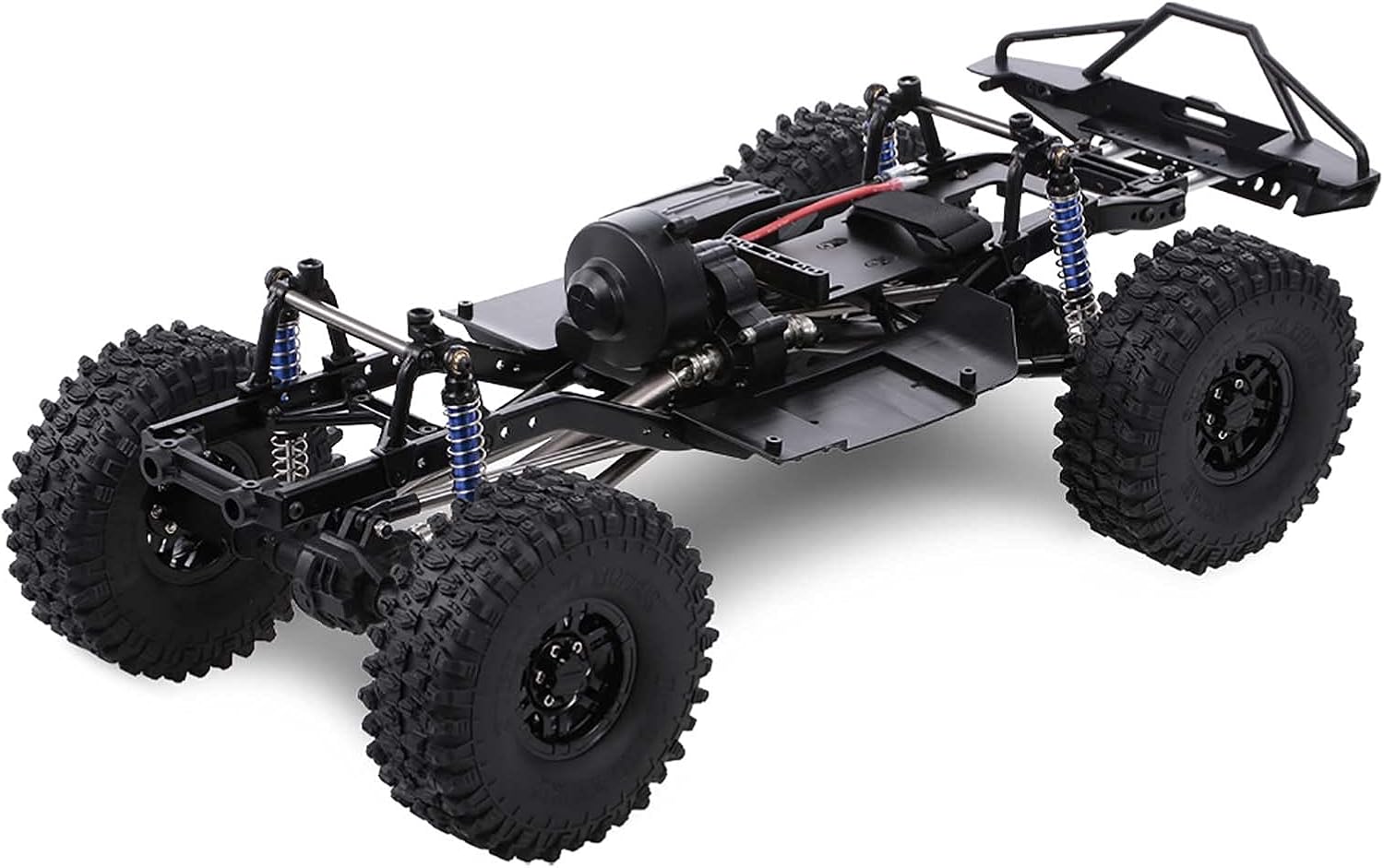 ZJchao Kit de Cadre de Go Kart, Châssis à Empattement de 313 Mm, Cadre de Go Kart, Cadres de Go Kart, Pare-Chocs Avant, Cadre de Voiture RC, Pièces de Voiture RC (avec des