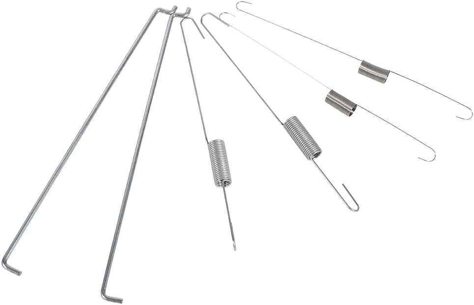 Ressort Carburateur Ressort Traction Lot de 6 Ressorts de Retour d'accélérateur pour carburateur GX140 GX160 GX200 5,5 6,5