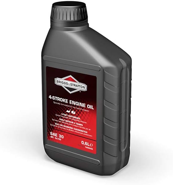 Briggs & Stratton 100005E Huile Moteur SAE 30, 0.6 litre, Noir