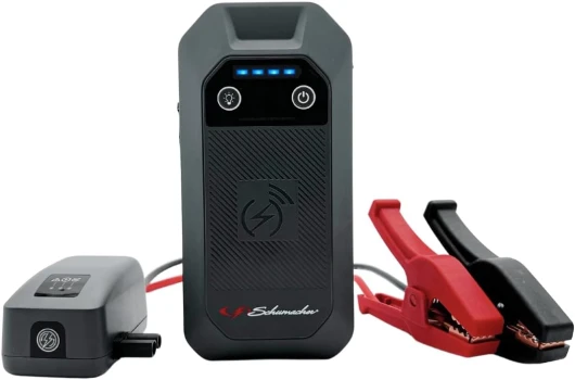Schumacher - Booster Batterie Lithium ION 1500A 12V - Voiture jusqu'à 8L Essence / 6L Diesel - SBX 505 - Recharge sans Fil par Induction - Technologie Pre-Boost et Pre-Heat - Mode Override