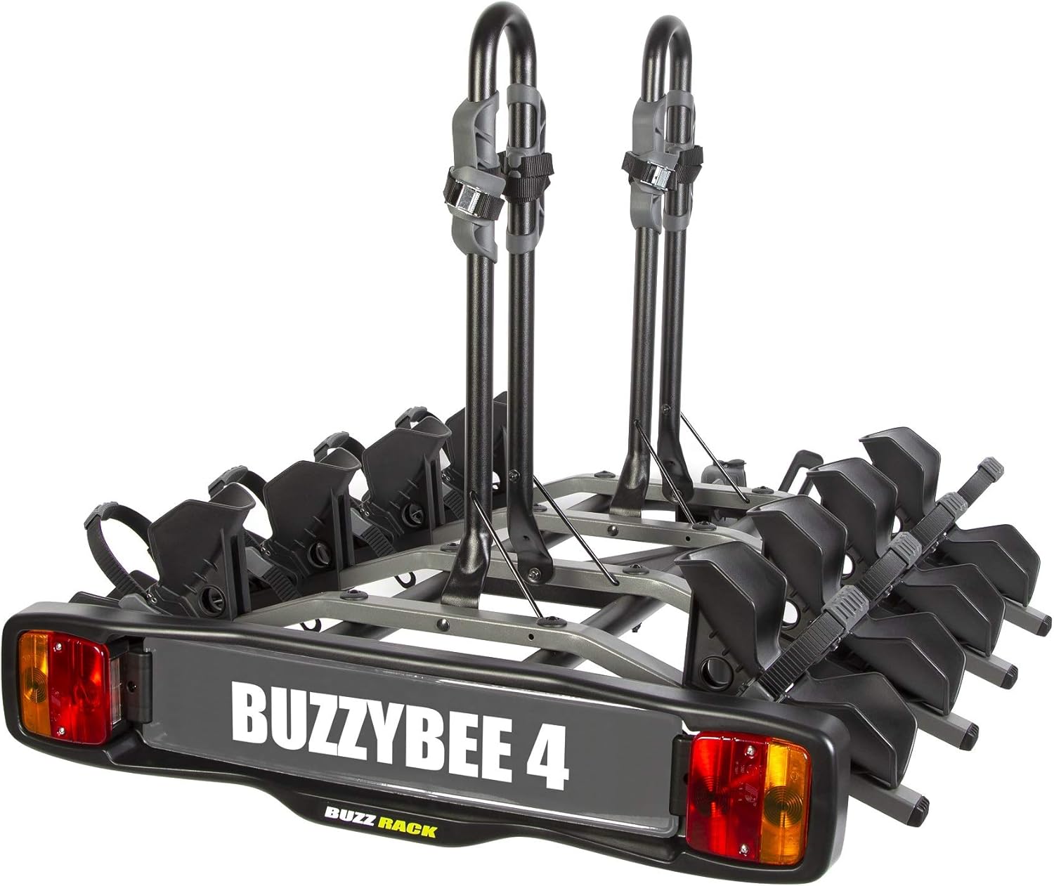 Buzzrack - New Buzzy Bee 4 Porte-vélo sur attelage Plateforme 4 vélos