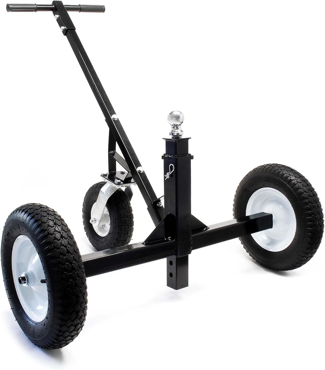 Déplace remorque & Caravane Vans 3 Roues 500kg 50mm avec Boule d’attelage réglable Aide à la manœuvre Accessoire Véhicule