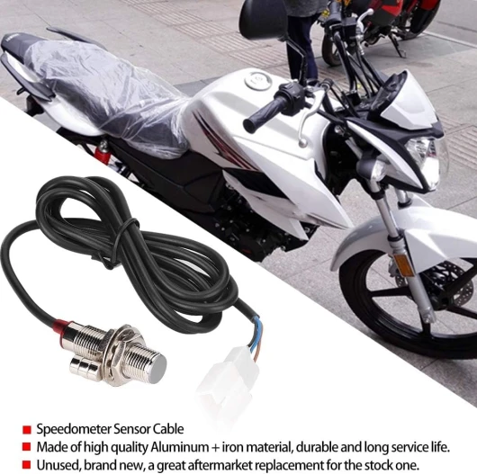 Compteur Kilométrique Câble du Capteur avec 3 Aimants pour Compteur de Odomètre Mètre Vitesse Moto Numérique Tachymètre