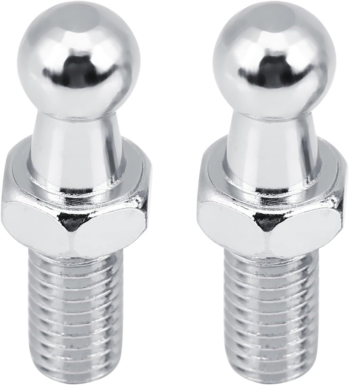 Auto Pièces détachées Pièces moteurs Vis principales, 2pcs boulons à billes en acier inoxydable pour voiture M8 pour le chapeau à bille à gaz