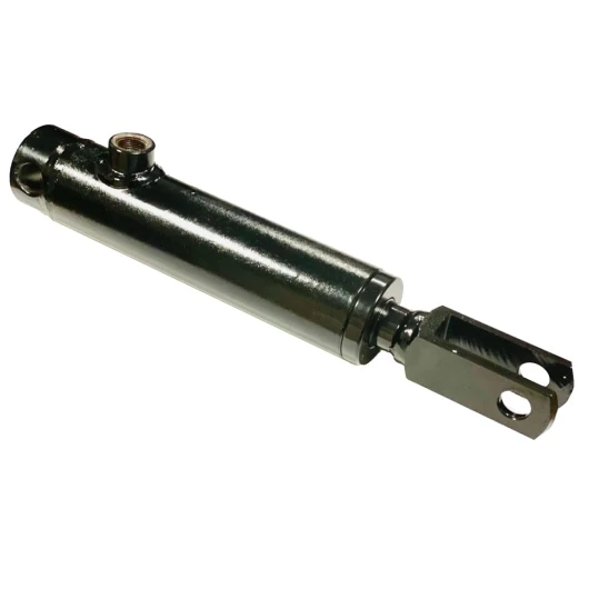 Cylindre de frein avec ressort de rappel à l'intérieur - Simple - Cylindre hydraulique - Frein de remorque avec fixation de fourche