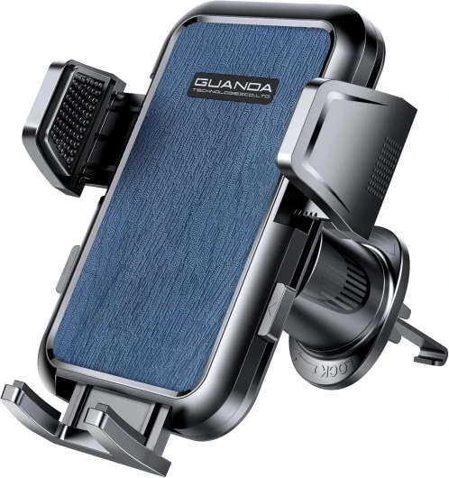 2024 Nouvelle Porte Telephone Voiture, Accroche Telephone Voiture Grille Aeration, Support Téléphone Voiture Rotatif à 360°,Support Portable Voiture Universel Pour iPhone Samsung Xiaomi Samrtphone