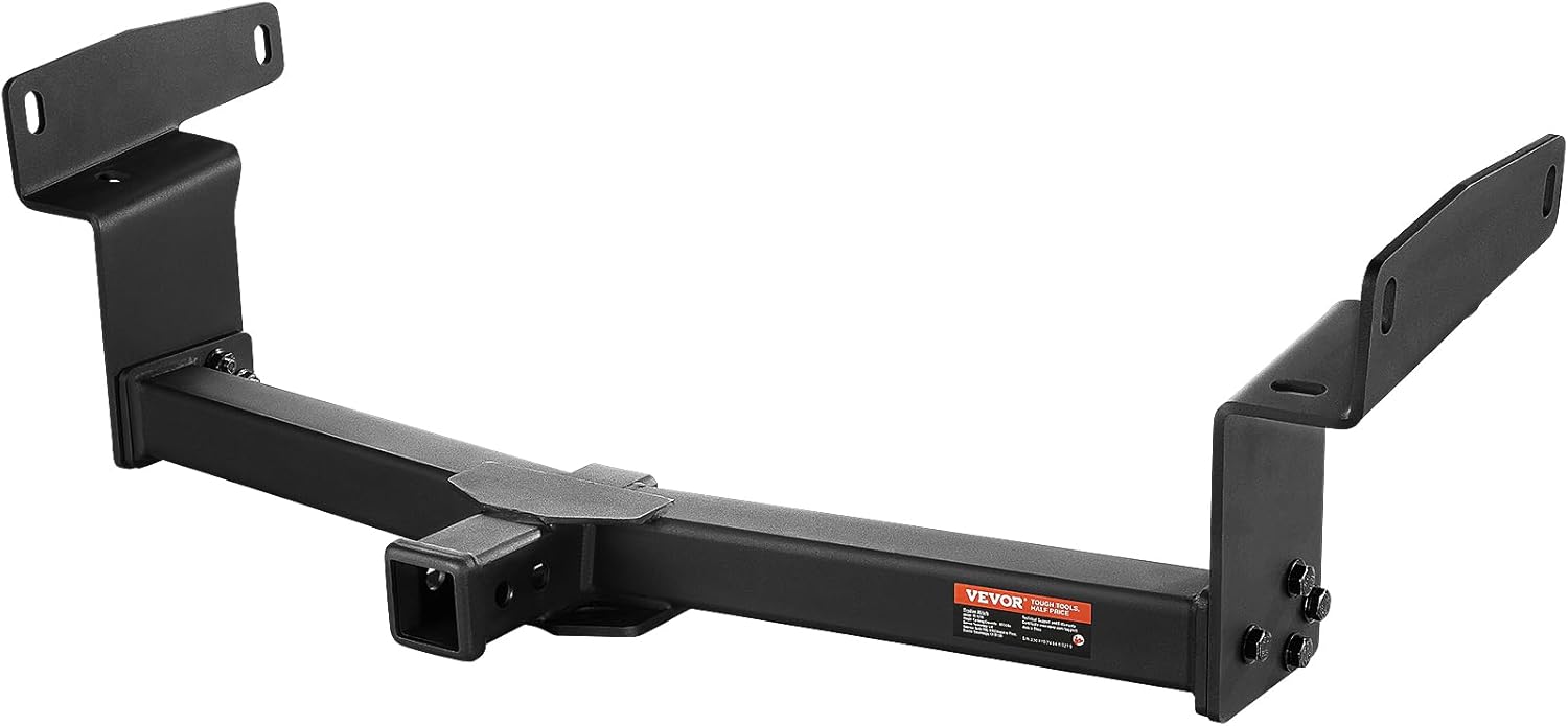 Attelage de Remorque Classe 3, Récepteur 51,6 mm, Cadre en Tube d'Acier Q455B, Compatible avec Toyota RAV4 2019-2023, Attelage pour Recevoir de Support de Boule, Porte-bagages, Porte-Vélos, Noir