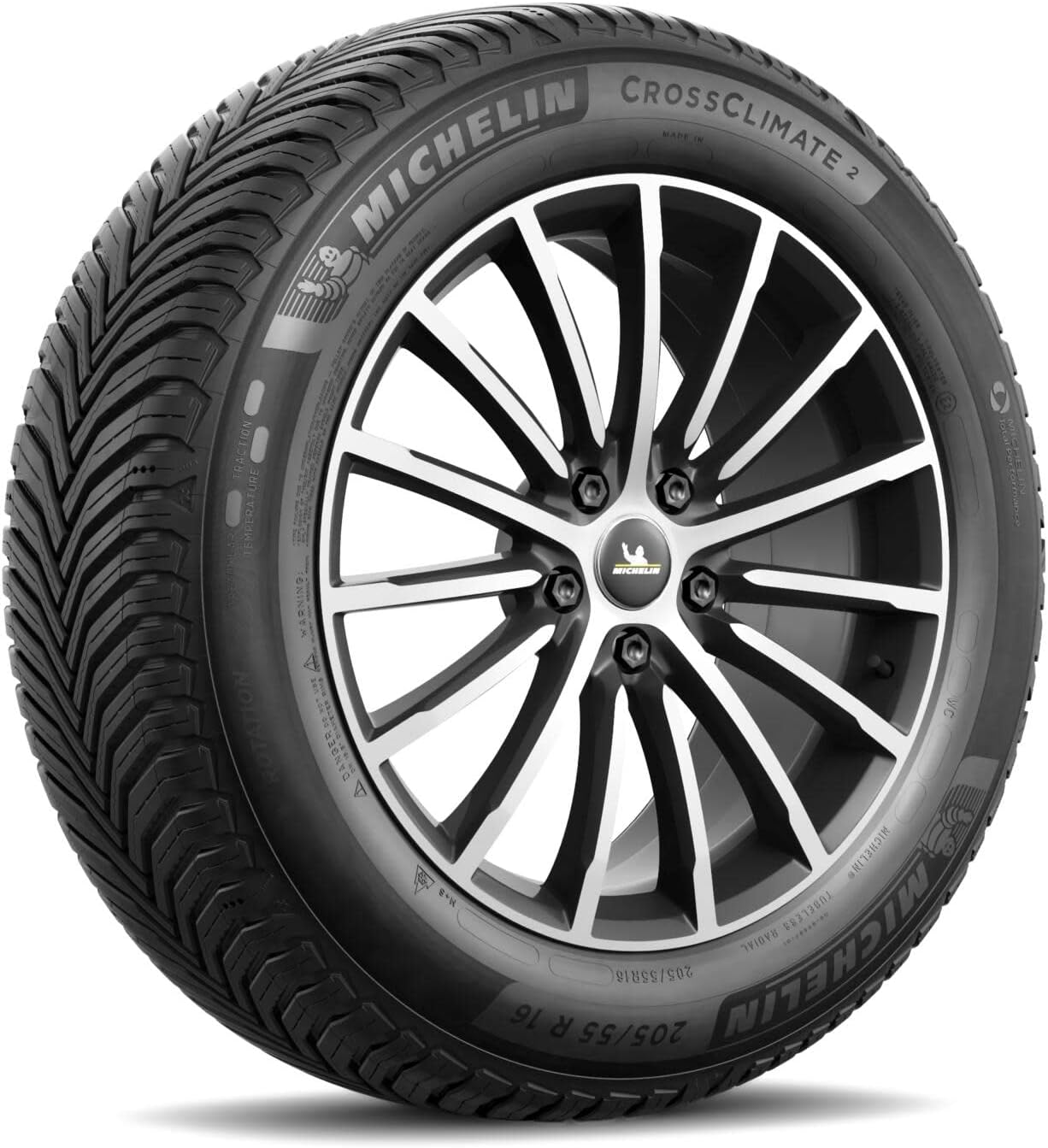 Pneu Toutes Saisons Michelin CROSSCLIMATE 2 205/55 R16 91V