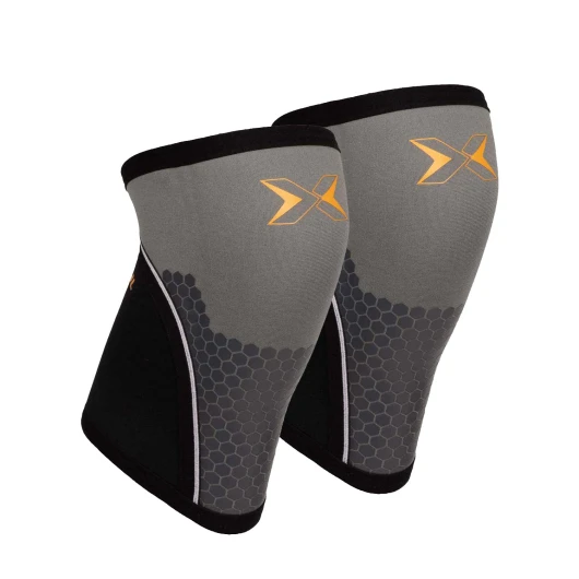 Genouillères pour Entraînement Levage de Musculation et Haltérophilie, Rotulienne pour Force Athlétique et d’Haltérophilie, Crosstrainig, WODs Extra Support (L, Vert 5mm)