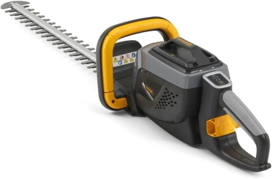 Taille-Haie à batterie AHT 48 Li Kit, Ecartements des Dents 18 mm, Lames Doubles de 58 cm, Batterie 48 V (2 Ah), 420 W, Autonomie Prolongée, Batterie et Chargeur Inclus