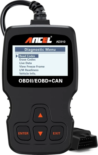 AD310 Valise Diagnostic Auto Universel OBD2 Scanner, Lecteur de Code d'erreur de Moteur, Diagnostic Voiture Multimarque avec Lecture en Temps Réel des Données pour BMW Peugeot VW Les Véhicules