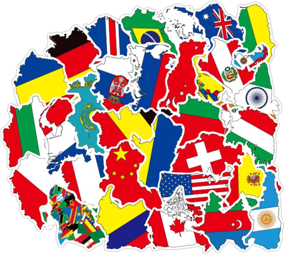 Gatuida Autocollants de Voiture Faciles à Appliquer 100 Pièces Autocollants de Voiture Décoratifs Motif de Voiture Autocollants Amusants Autocollants Automobiles sans Rayures