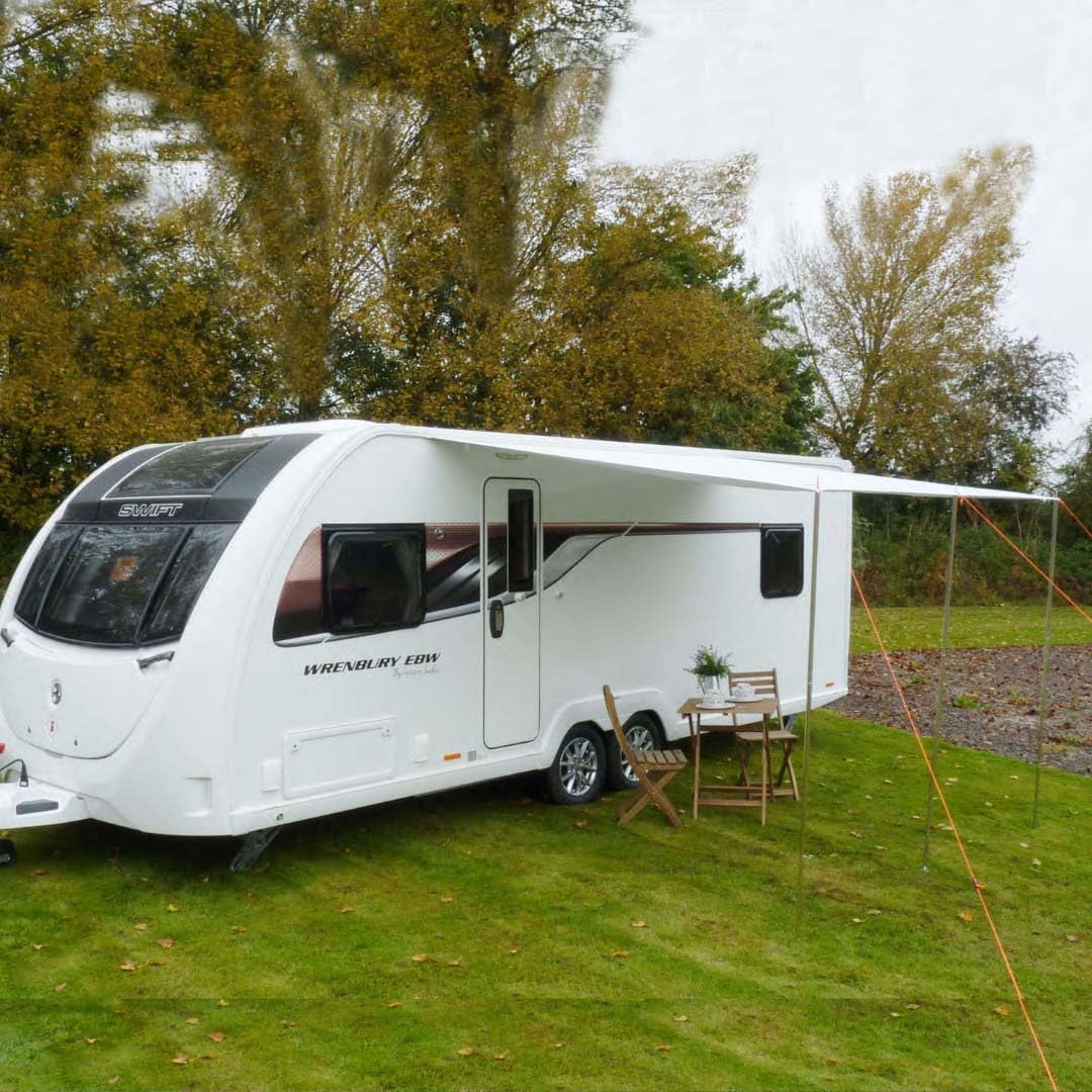 Comfort Pare-Soleil pour Caravane Camping-Car Compatible avec Thule Fiamma (400 * 240cm)