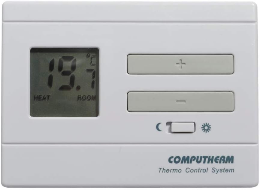 COMPUTHERM Q3 Thermostat connecté, thermostat d’ambiance avec thermomètre pour radiateur, climatisation, chauffage au sol, régulateur de température