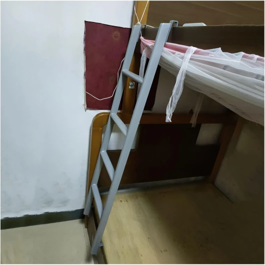 Échelle pour entrer et sortir du lit, échelle à crochet pour remorque de voyage, école, camping-car, échelle suspendue en métal, 116, 130, 140, 150 cm de haut