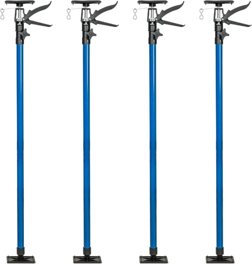 Etai télescopique Support de Plafond Set Extensible de 115 cm à 290 cm - Charge: 30kg - diverses modèles - (4X Bleu - no - 402400)