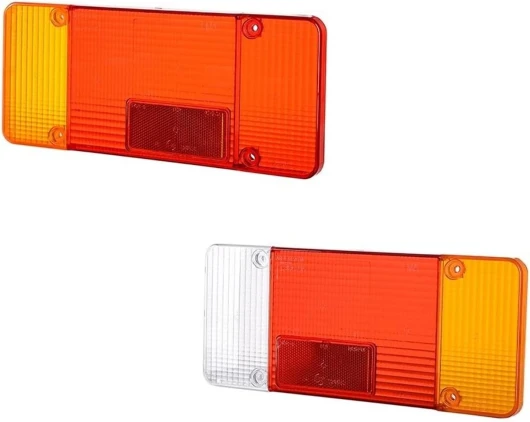 Lot de 2 lentilles en plastique gauche et droite pour feux arrière, châssis, plateforme, vans