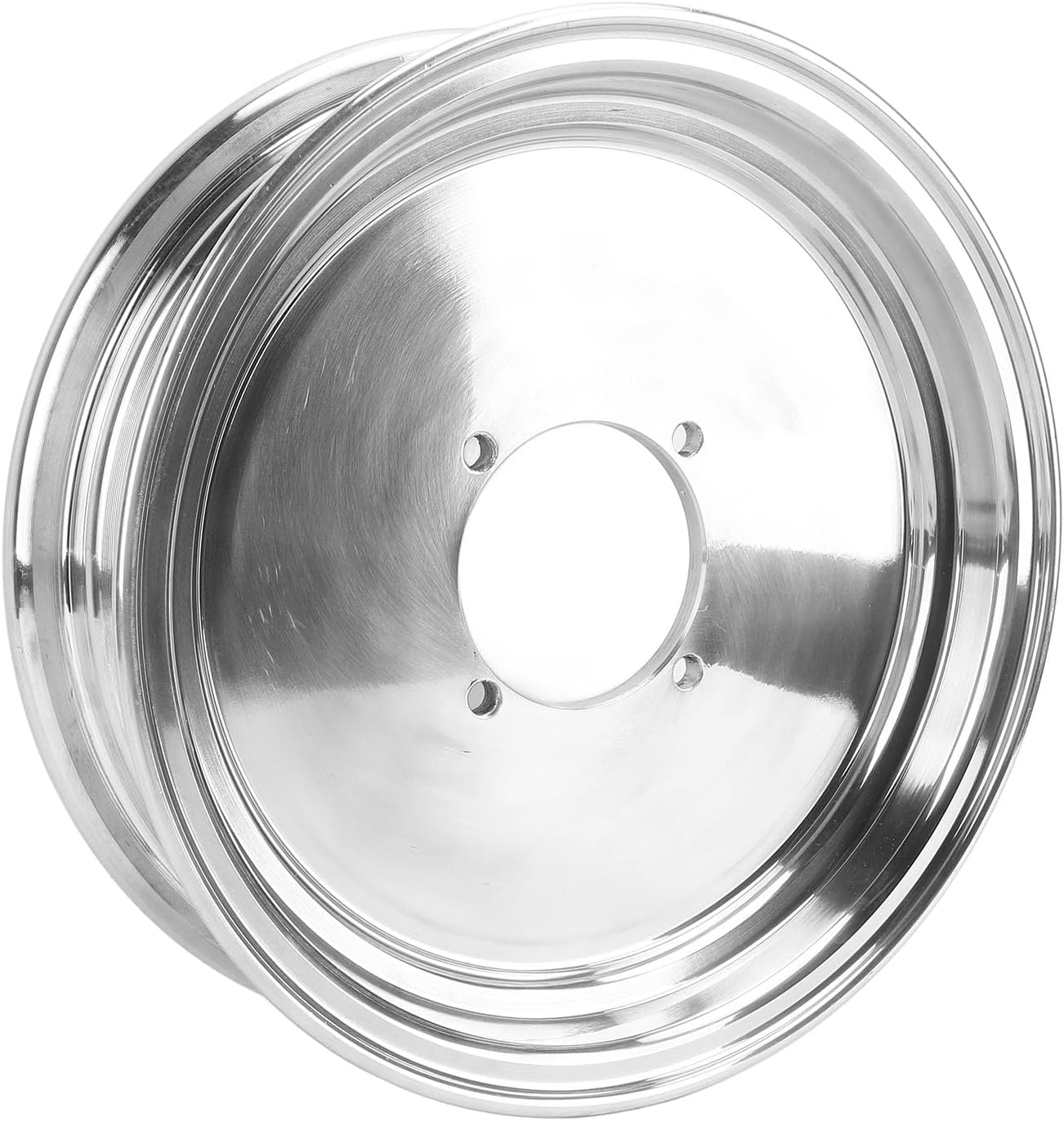 Jante de Roue Avant de Moto en Alliage D'aluminium Poli de 10 Pouces pour Mini Vélo de Piste Monkey Z50 Z50J Z50R JC CT70, Conçue pour s'adapter