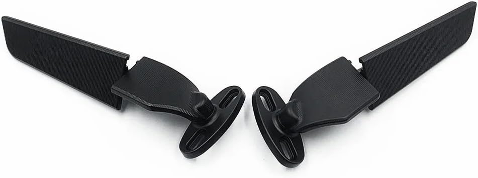 Rétroviseurs latéraux réglables universels pour motos Kawásaki, Yamáha, Hónda, Suzukí, Ducáti, Aprilía (avec lumière)